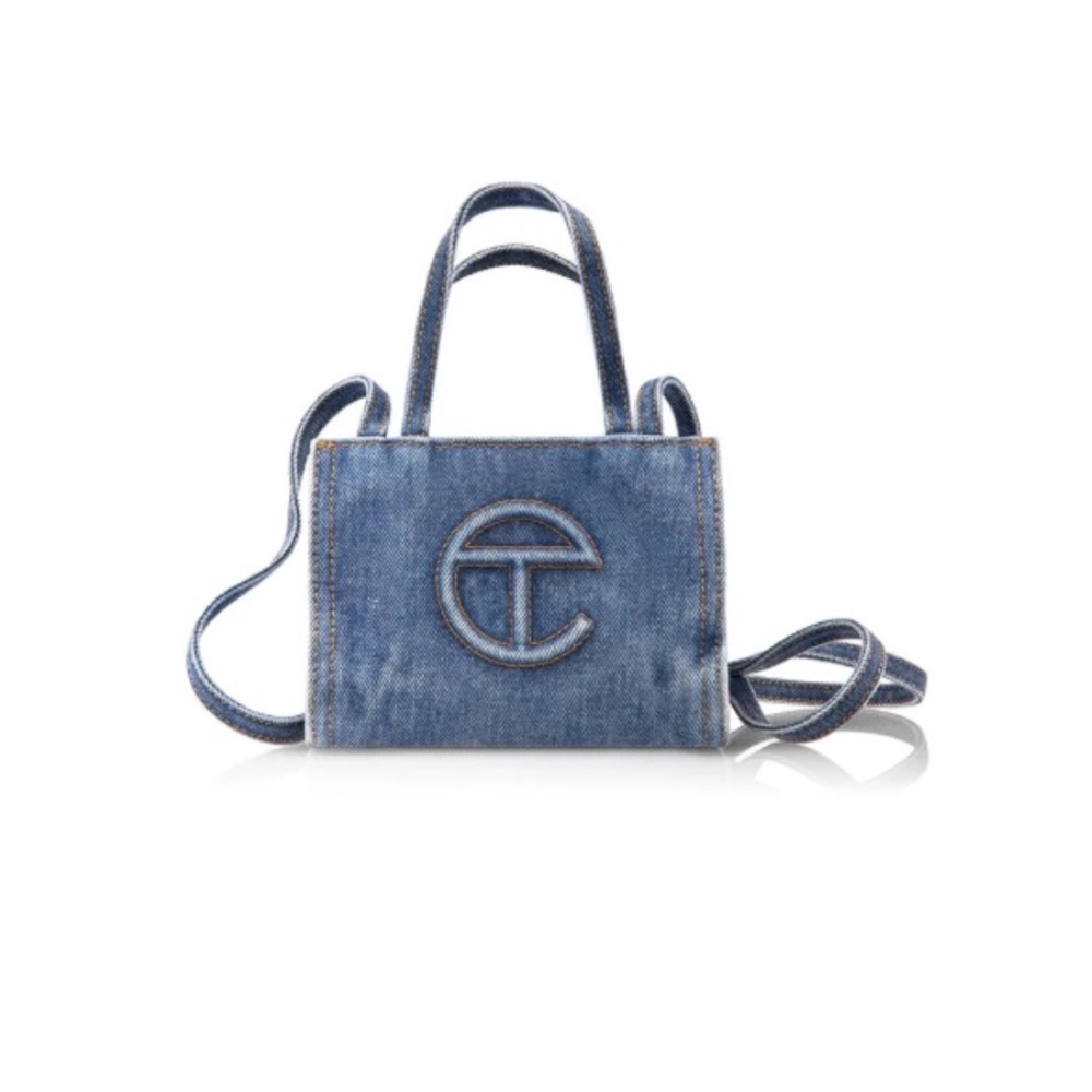 NWT Telfar SMALL DENIM SHOPPER